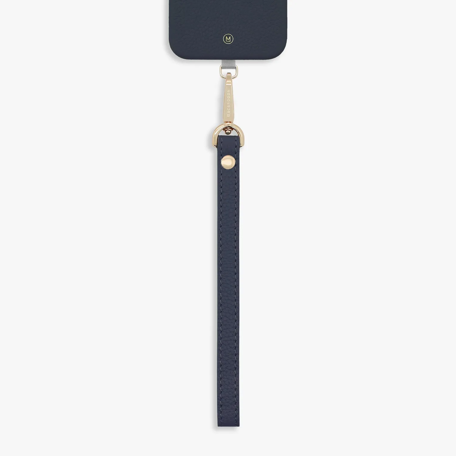 iPhone 14 Pro Leather Case with Wrist Leather Strap
