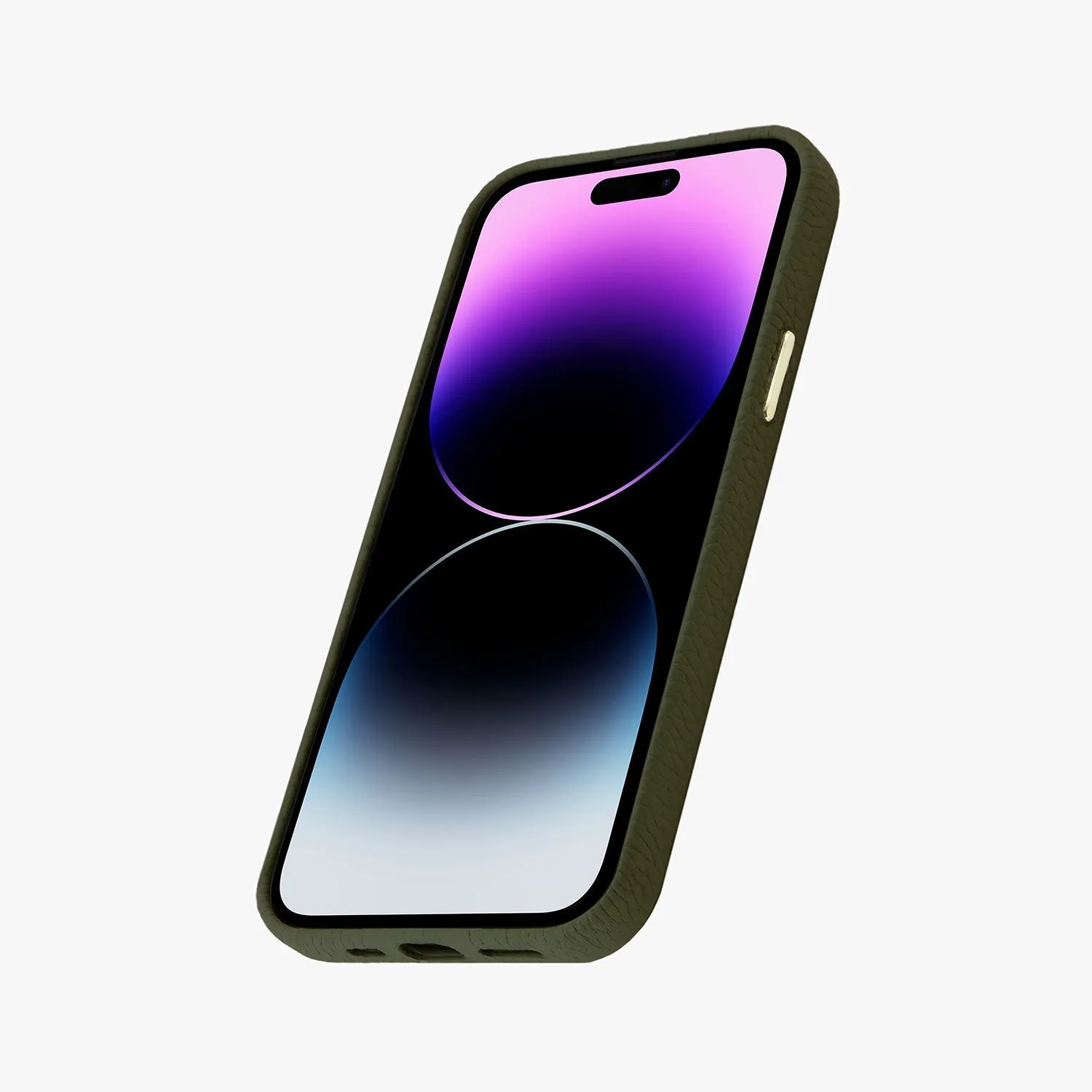 iPhone 14 Pro Leather Case with Wrist Leather Strap