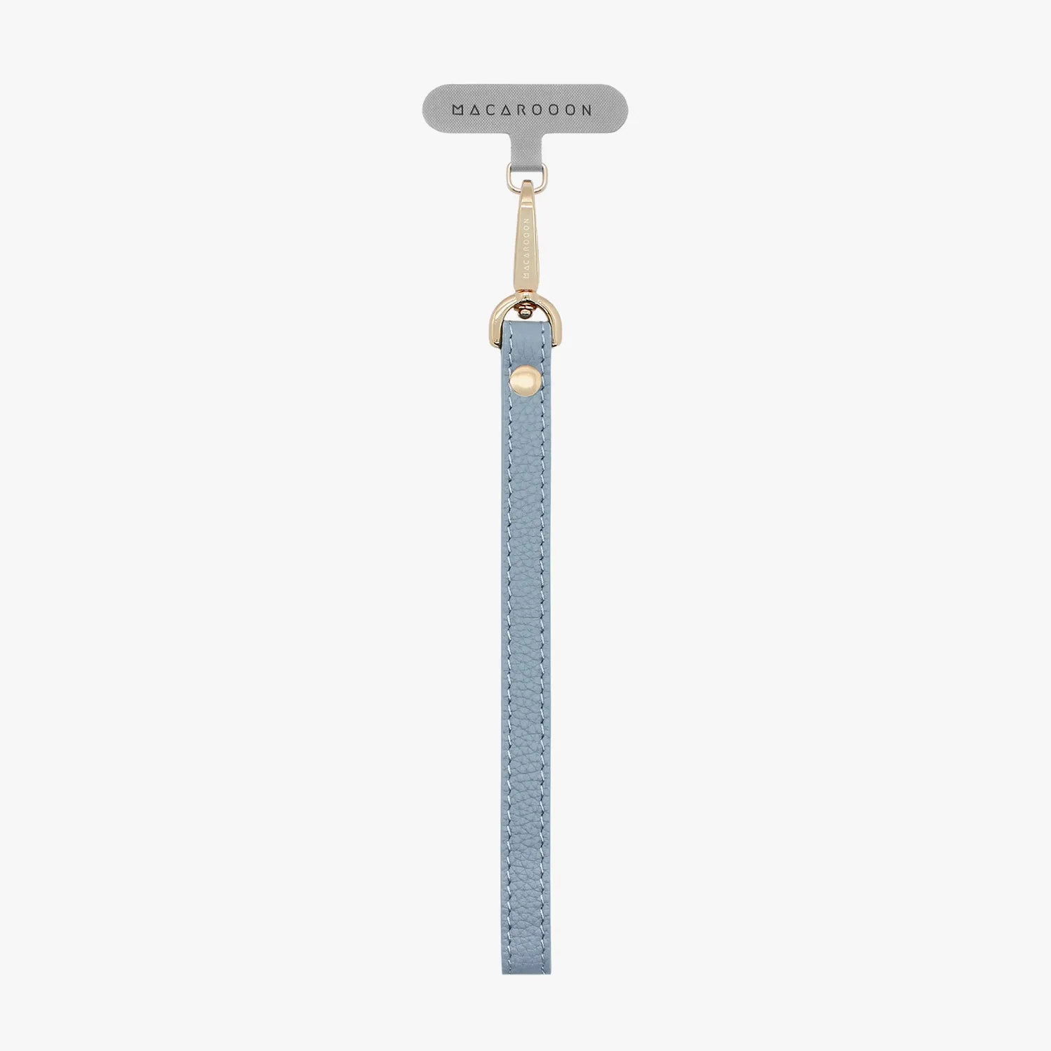 iPhone 16 Clear Case with Wrist Leather Strap