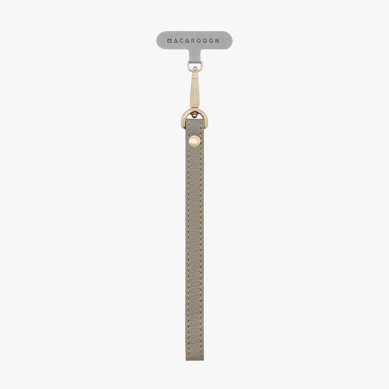 iPhone 16 Clear Case with Wrist Leather Strap