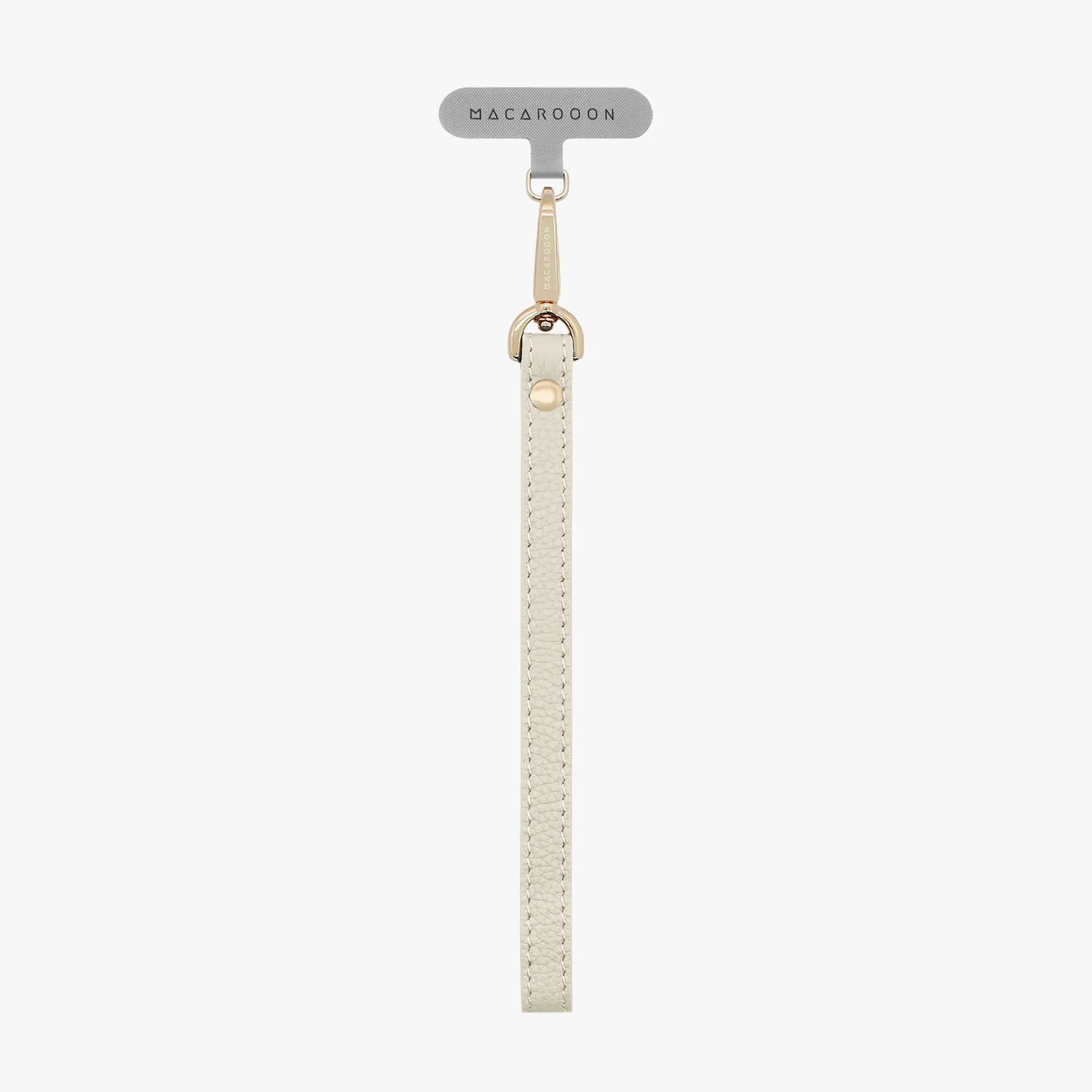 iPhone 16 Clear Case with Wrist Leather Strap