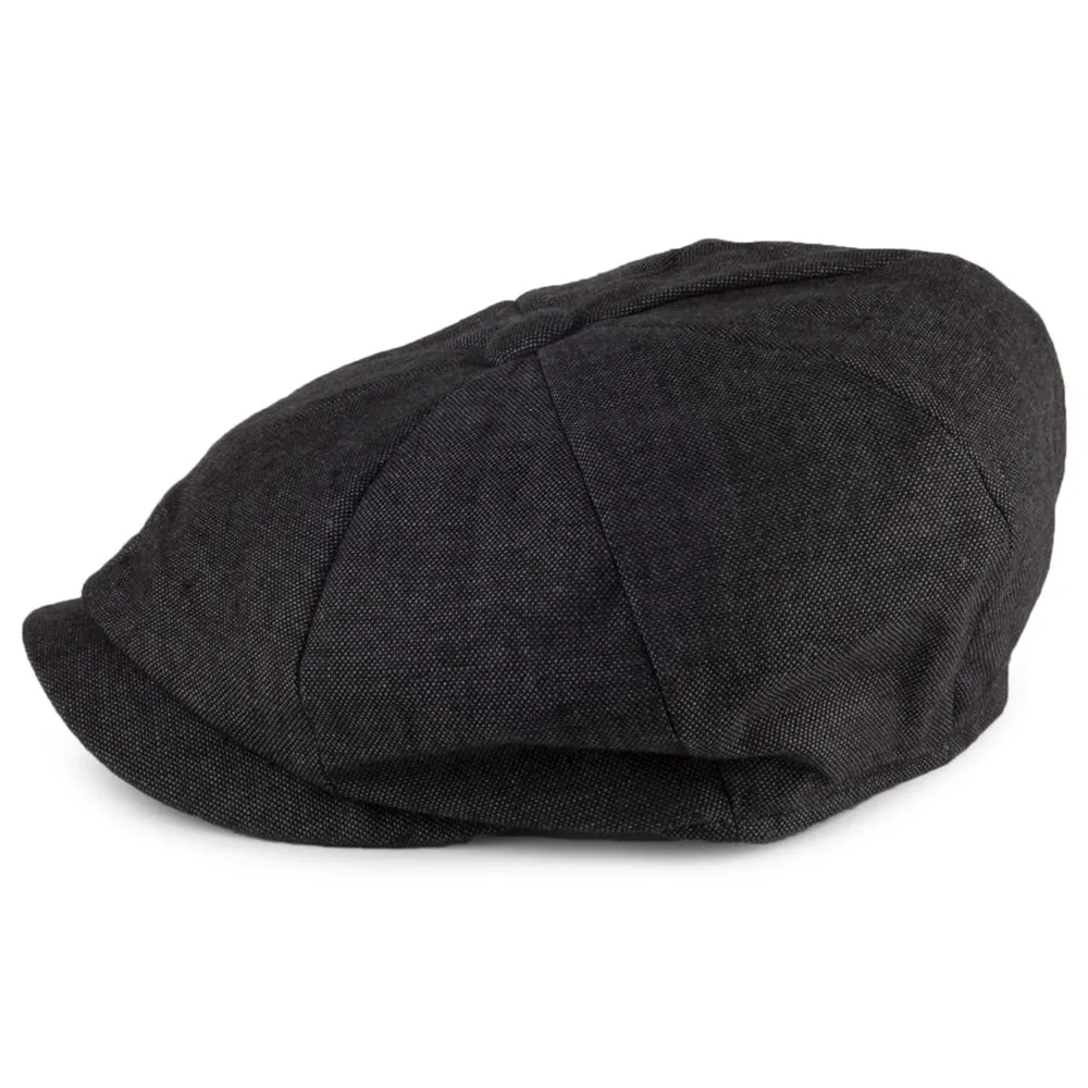 Irish Linen Alfie Hat - Charcoal