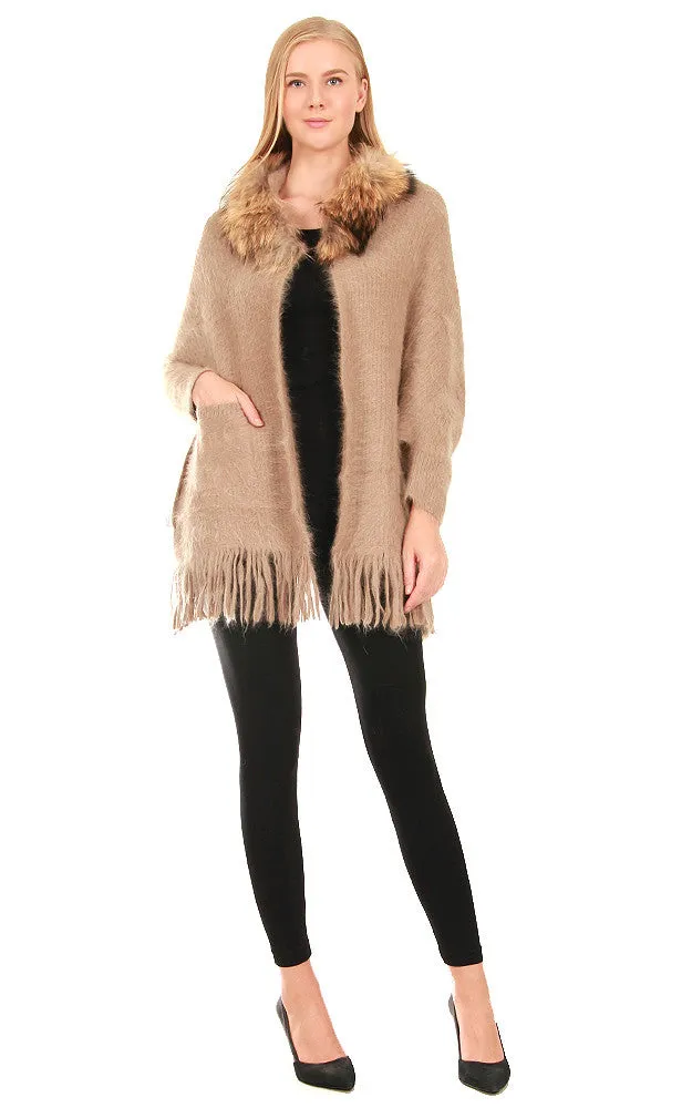 JC1481 Camel Esmeralda Cashmere Cardigan