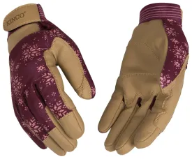 KincoPro 2002HKWM Breathable, Washable Gloves, Women's, M, Wing Thumb, Hook and Loop Pull-Strap Cuff, Synthetic Leather :PR: QUANTITY: 1