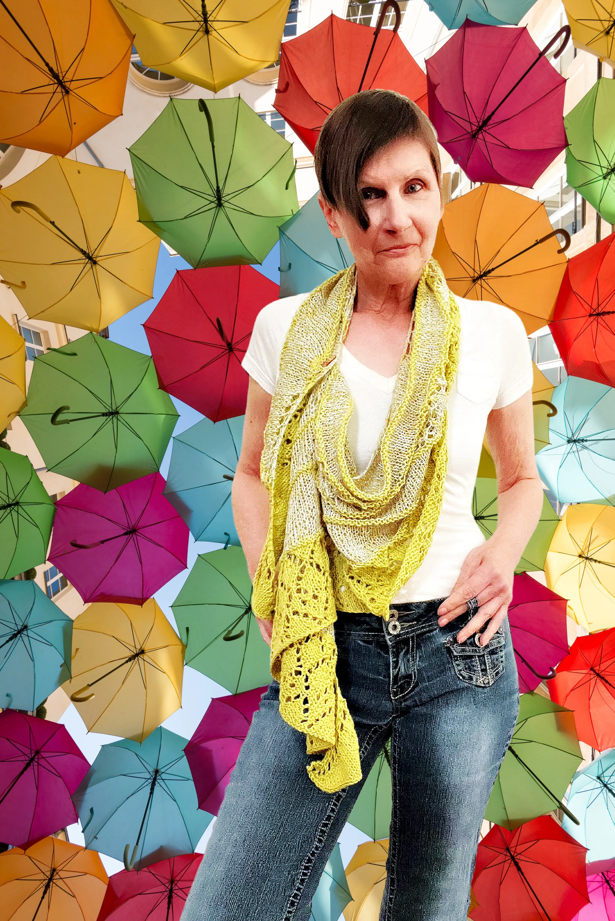 Lemonzest shawl