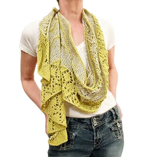 Lemonzest shawl