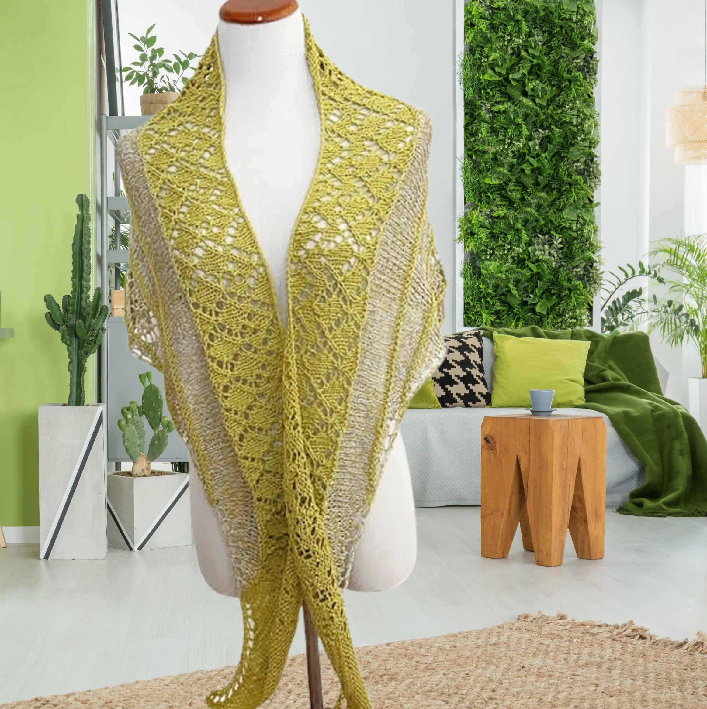 Lemonzest shawl
