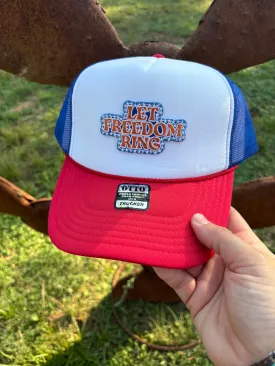 Let Freedom Ring Centered R/W/B Hat