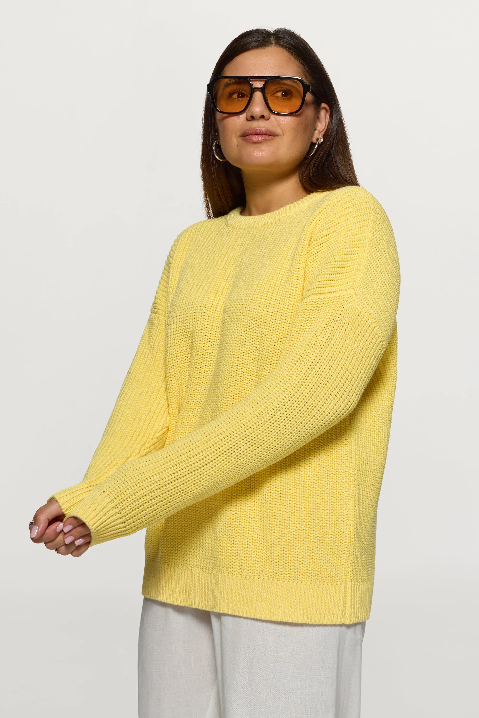 Marianne Knitted Jumper Lemon