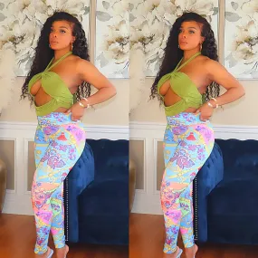 Mel Mix Prints Leggings (thick)