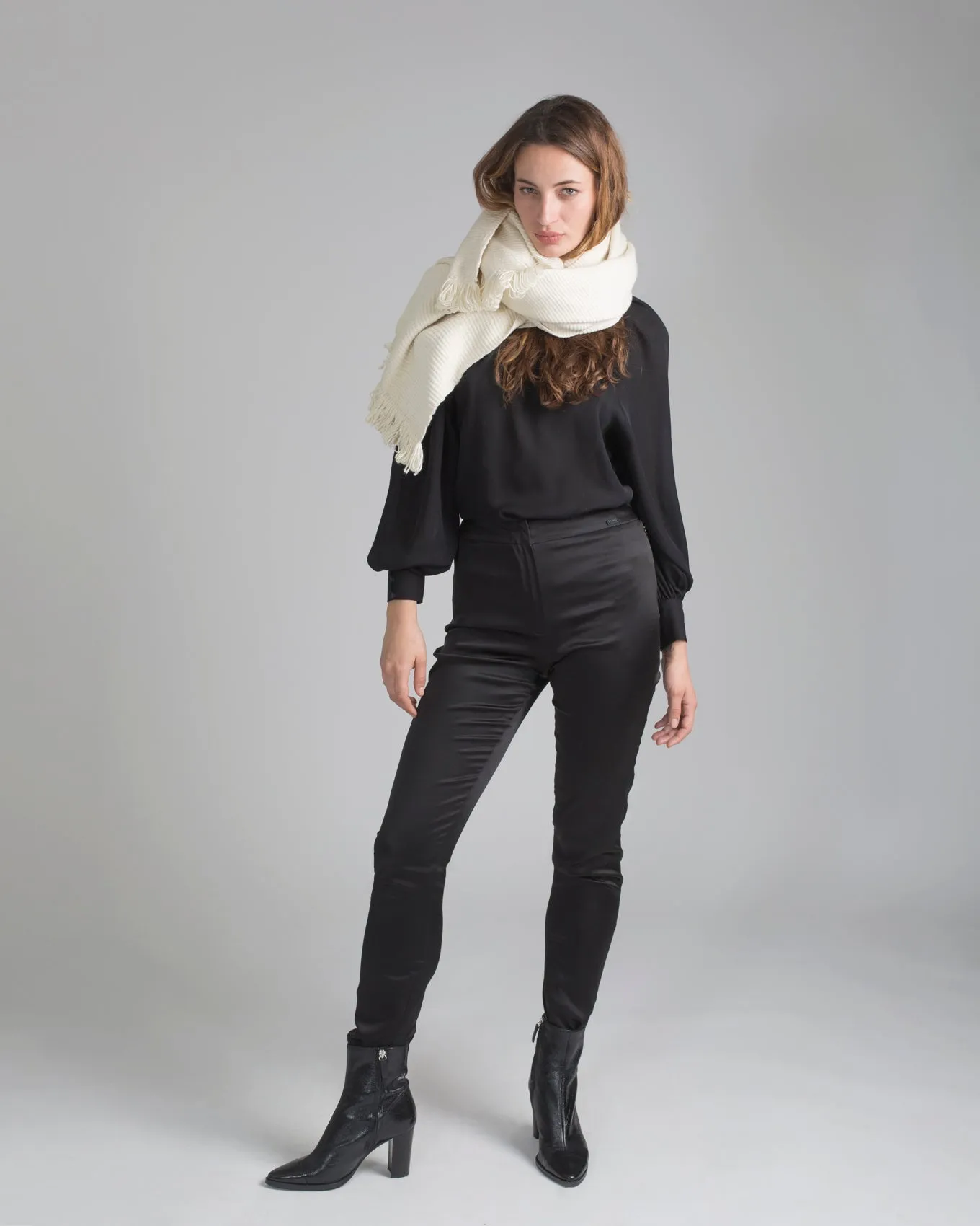 Merino Fringe Shawl