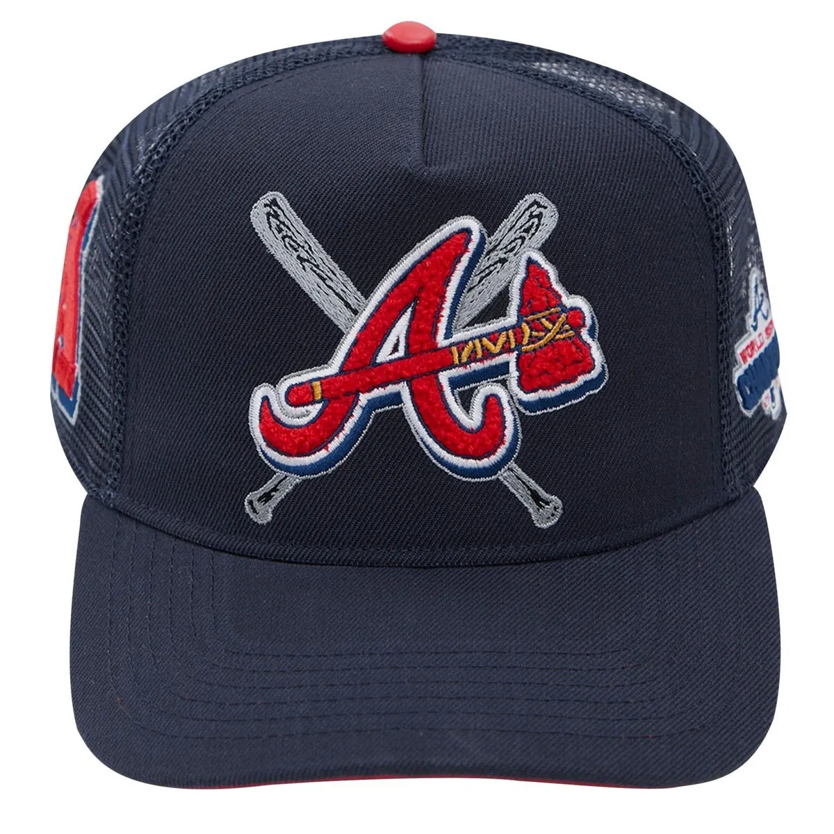 MLB ATLANTA BRAVES UNISEX MASHUP TRUCKER (MIDNIGHT NAVY)