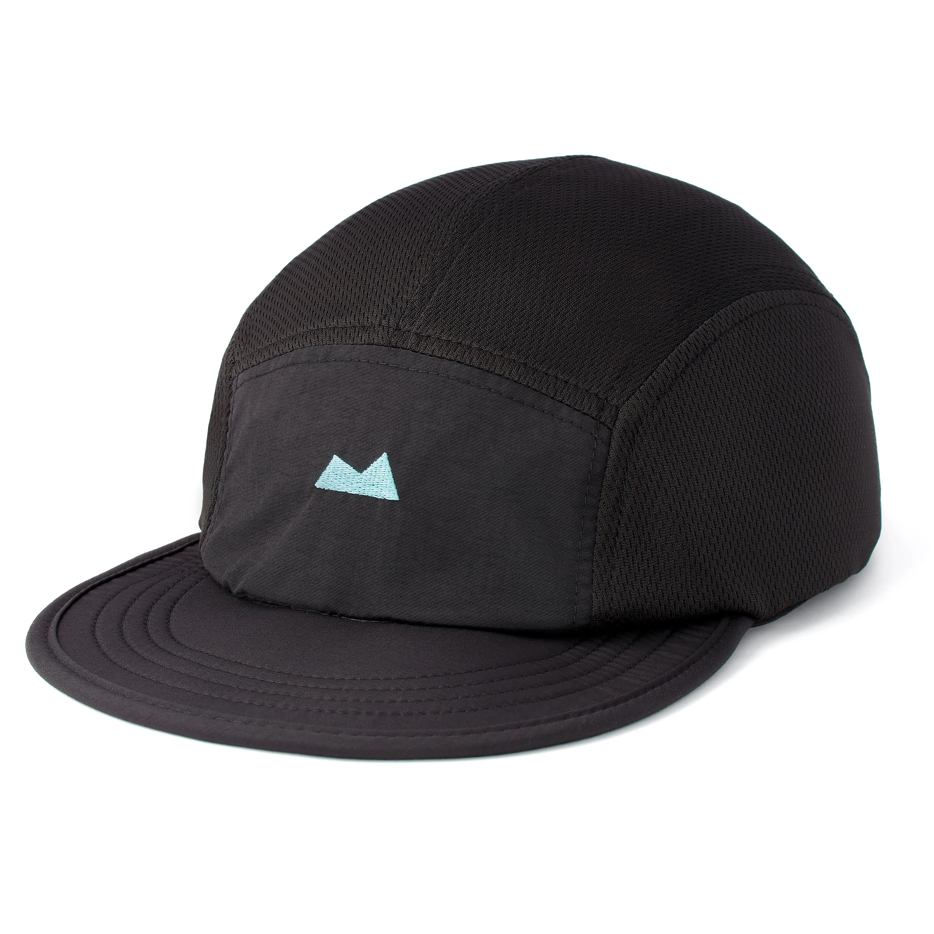 Momentum Cap in Black with Waterfall Logo