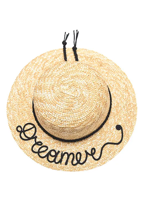 Myaraa Dreamer String Bow Boater Hat