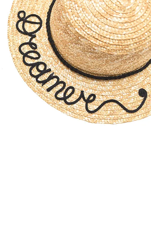 Myaraa Dreamer String Bow Boater Hat
