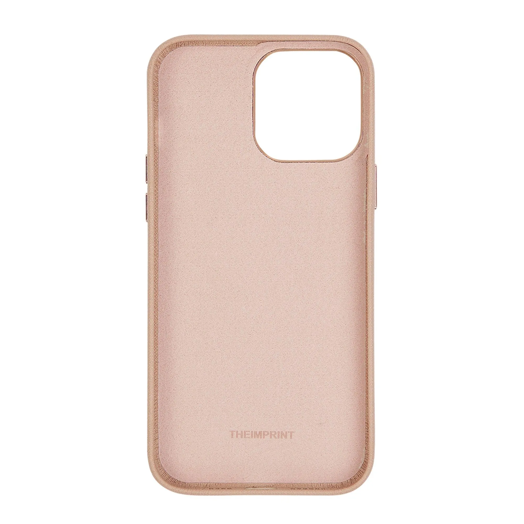 Nude - iPhone 14 Series Full Wrap Saffiano Phone Case