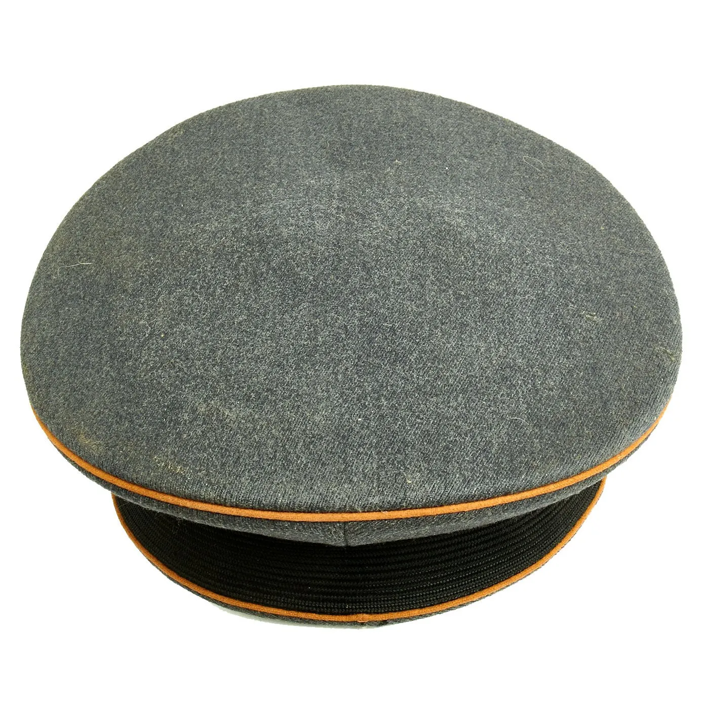 Original German WWII 1939 dated Luftwaffe Signals EM/NCO Visor Cap by Carl Halfar - Size 56