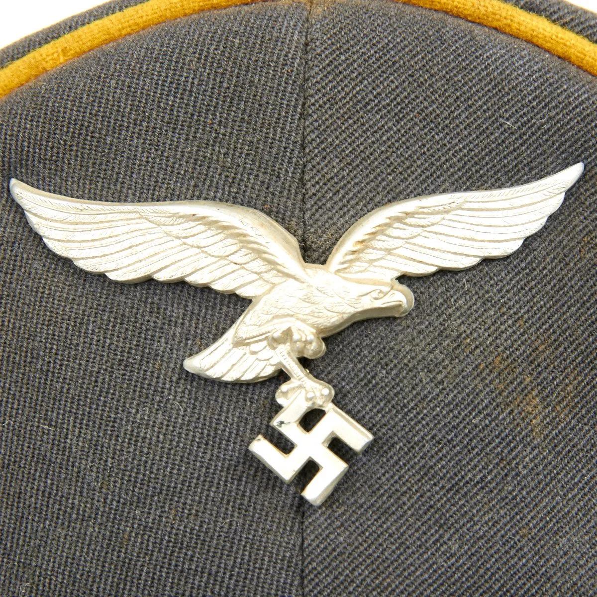 Original German WWII Luftwaffe Flight Branch Visor Cap