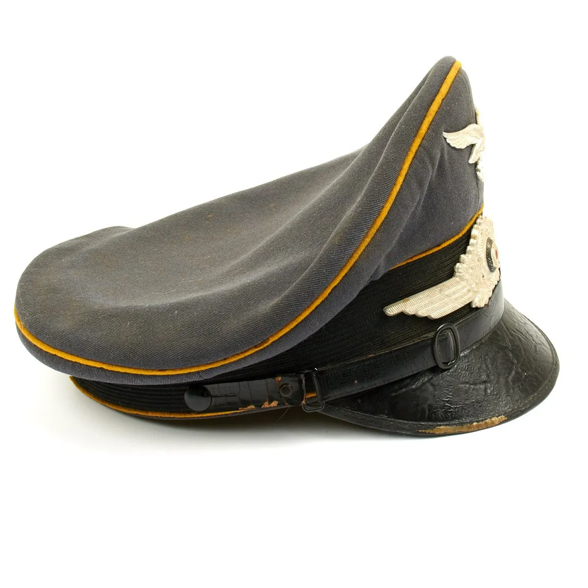 Original German WWII Luftwaffe Flight Branch Visor Cap