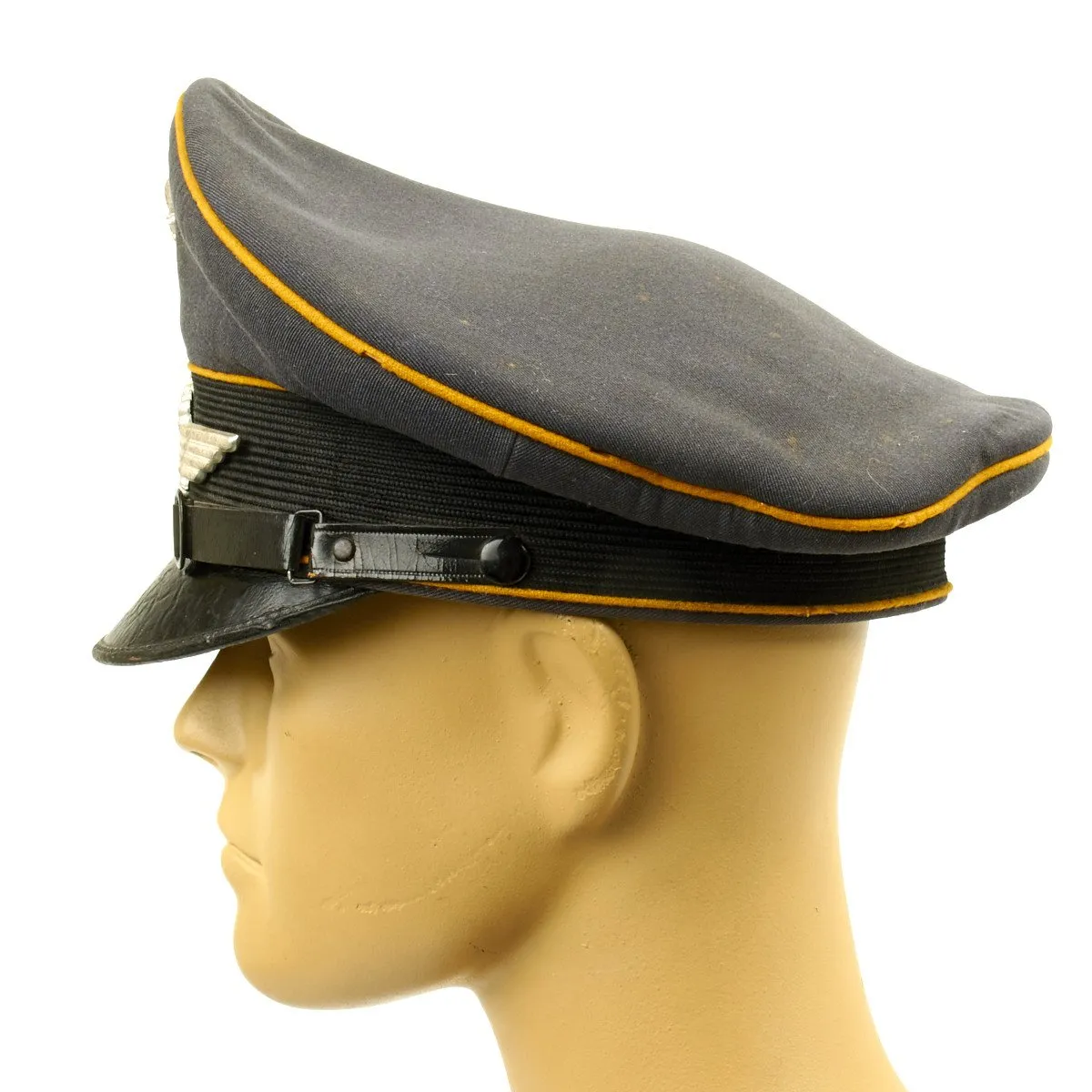 Original German WWII Luftwaffe Flight Branch Visor Cap