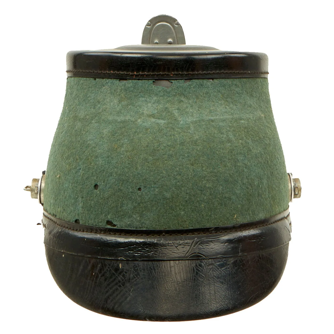 Original German WWII Metropolitan Police Shako by C. POSE WEHRAUSRÜSTUNGEN, Berlin - Size 55 ½