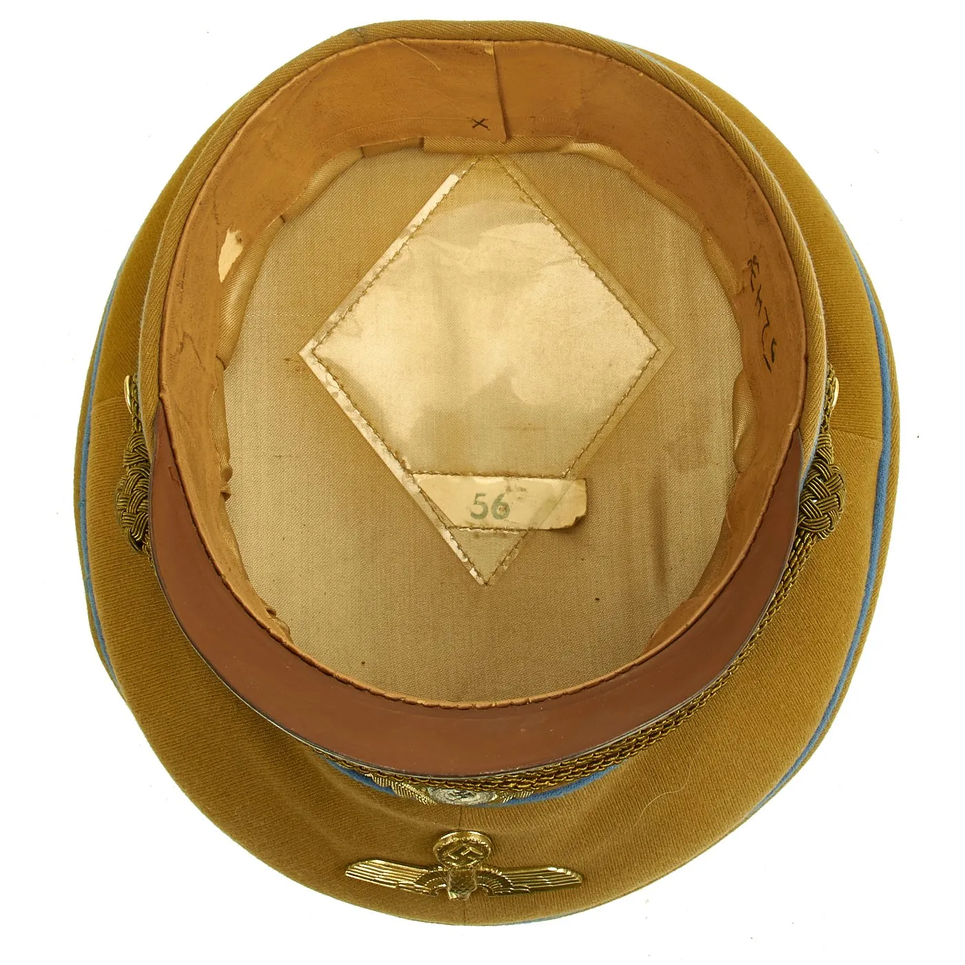 Original German WWII NSDAP Ortsgruppe Local Group Level Political Leader's Visor Cap - Size 56