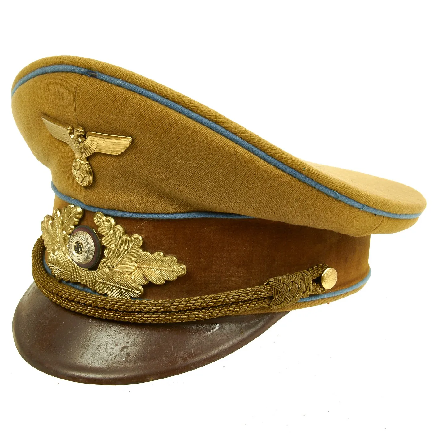 Original German WWII NSDAP Ortsgruppe Local Group Level Political Leader's Visor Cap - Size 56