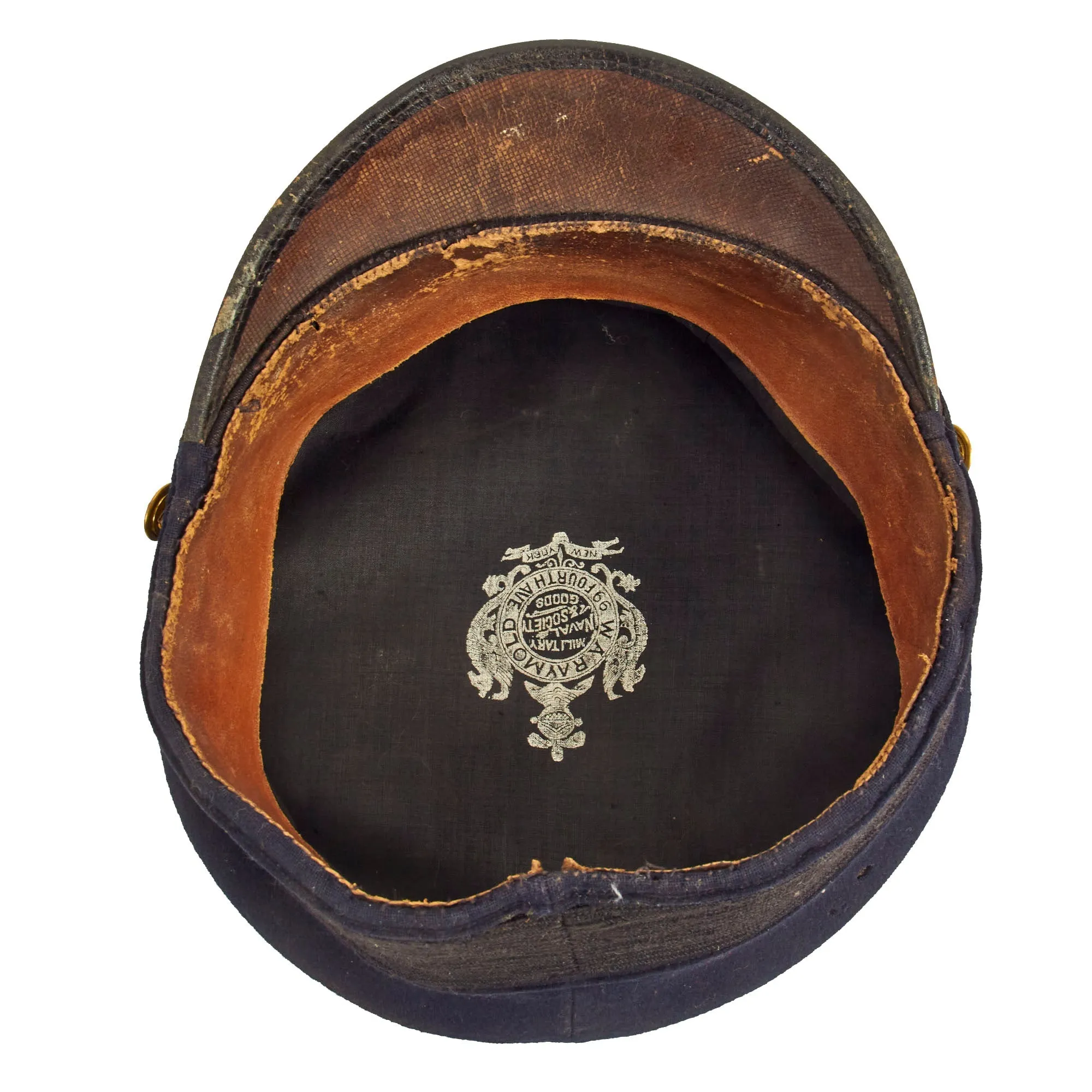 Original U.S. Philippine-American War US Army Officer’s M1902 Visor Cap With Direct Embroidered Bullion Insignia