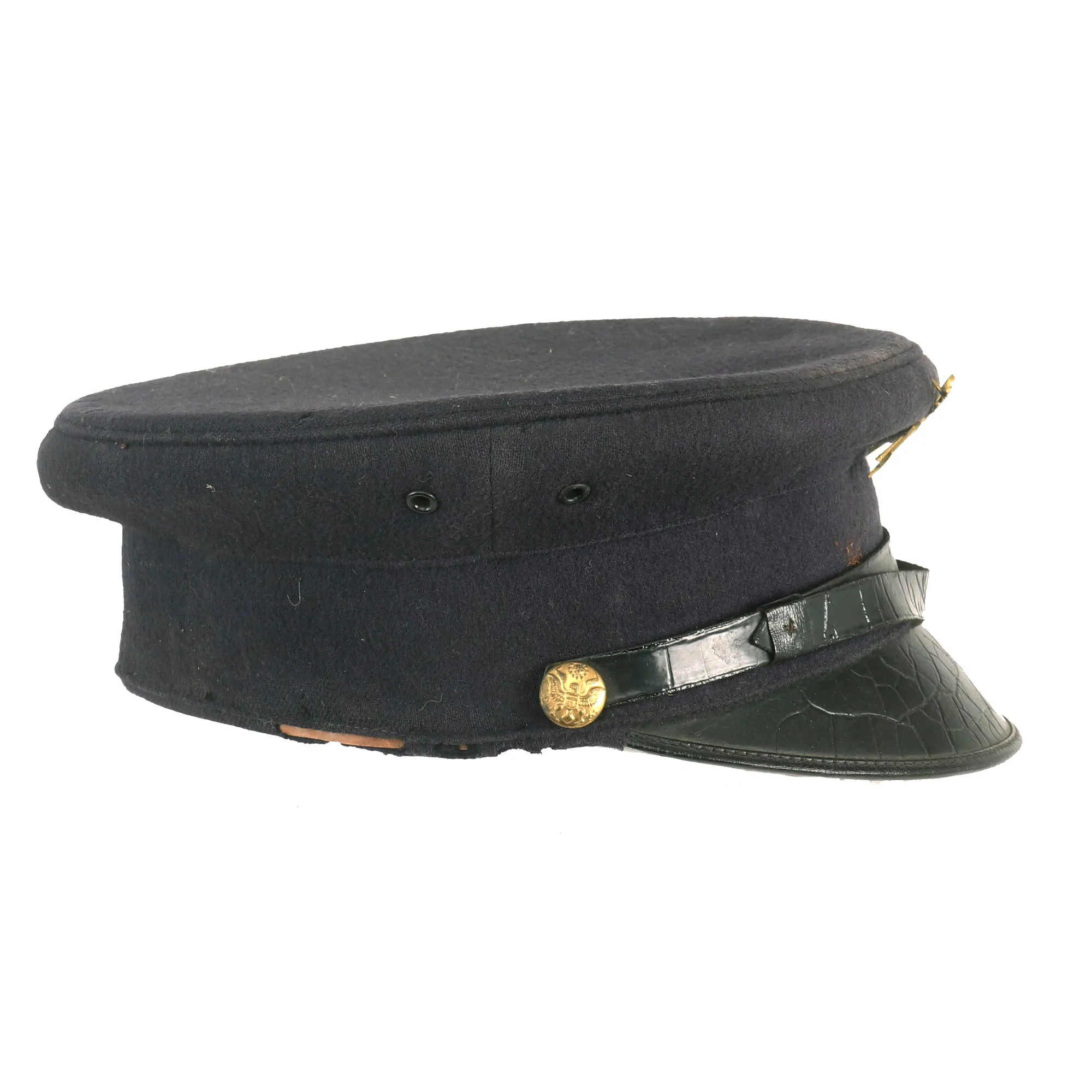 Original U.S. Spanish American War 8th Infantry Regiment NCO M1902 Visor Cap