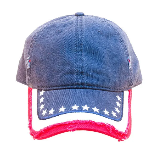 Otto Cap - Distress American Flag Cap