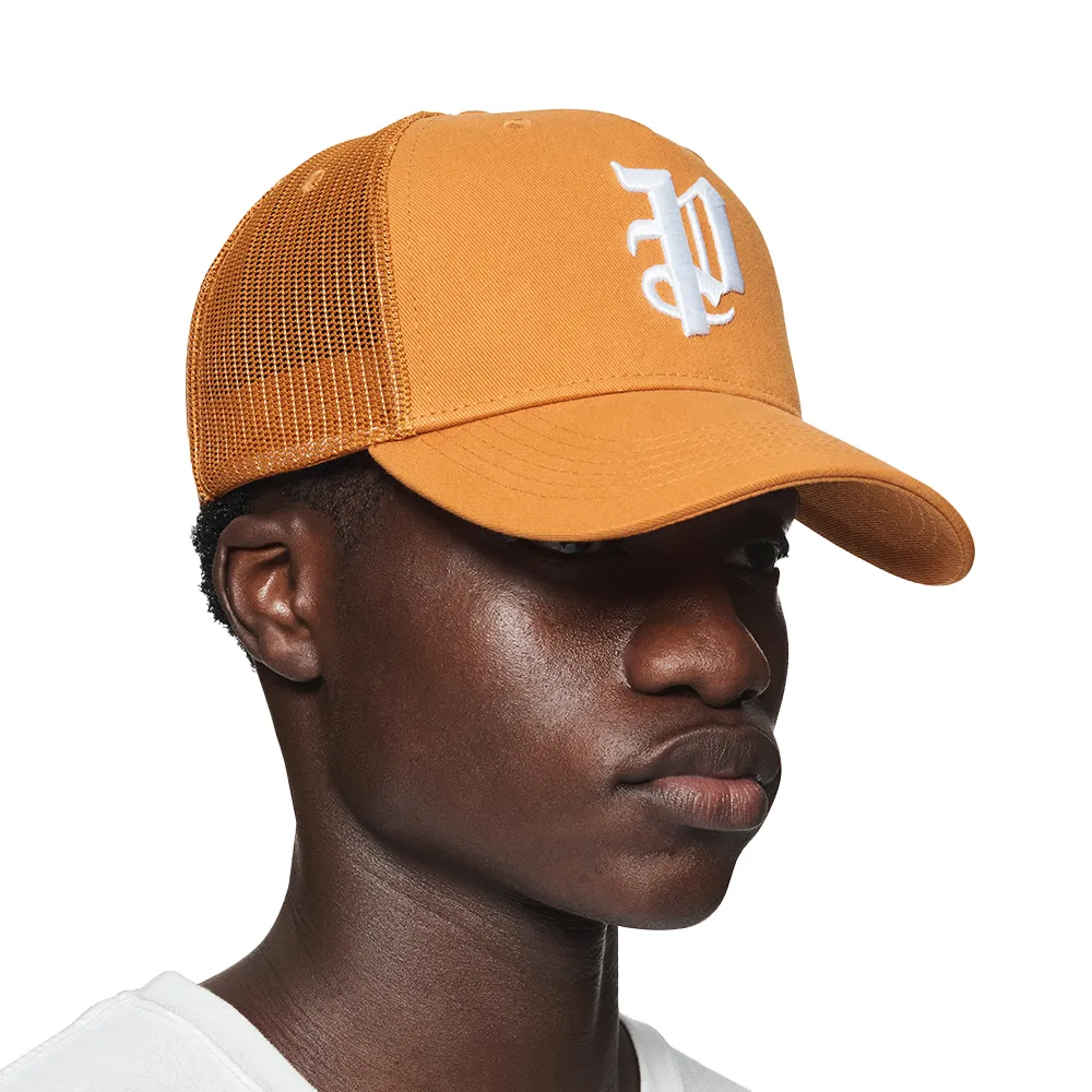 P Logo Trucker Hat 'Orange'