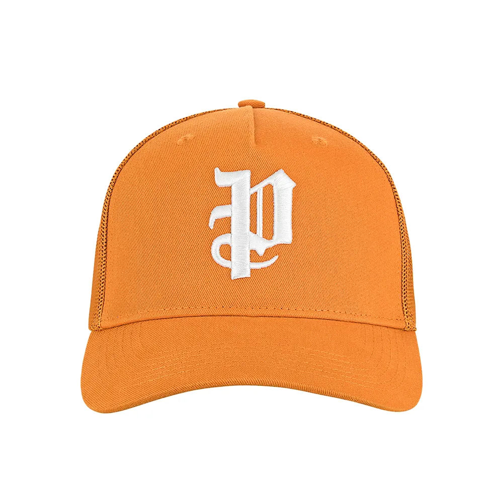 P Logo Trucker Hat 'Orange'