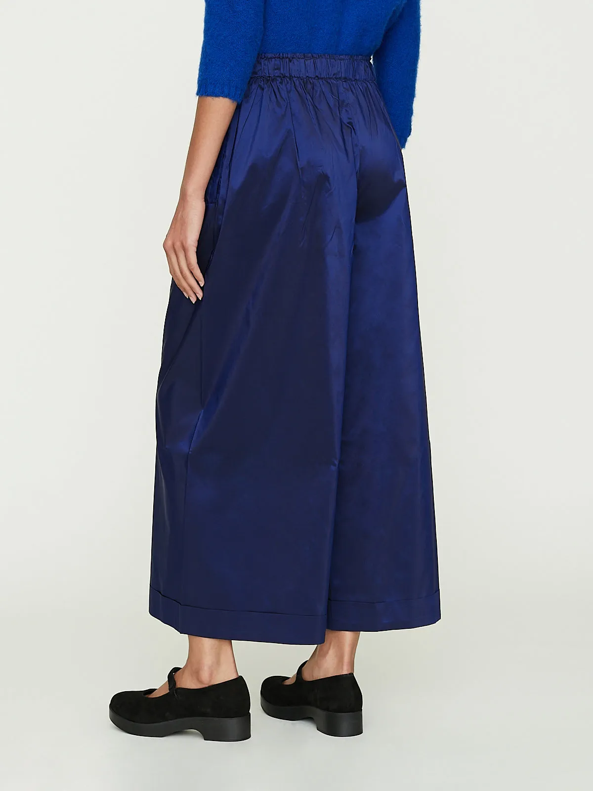 Pantalone Trousers Pigiama Tasche in China Blue