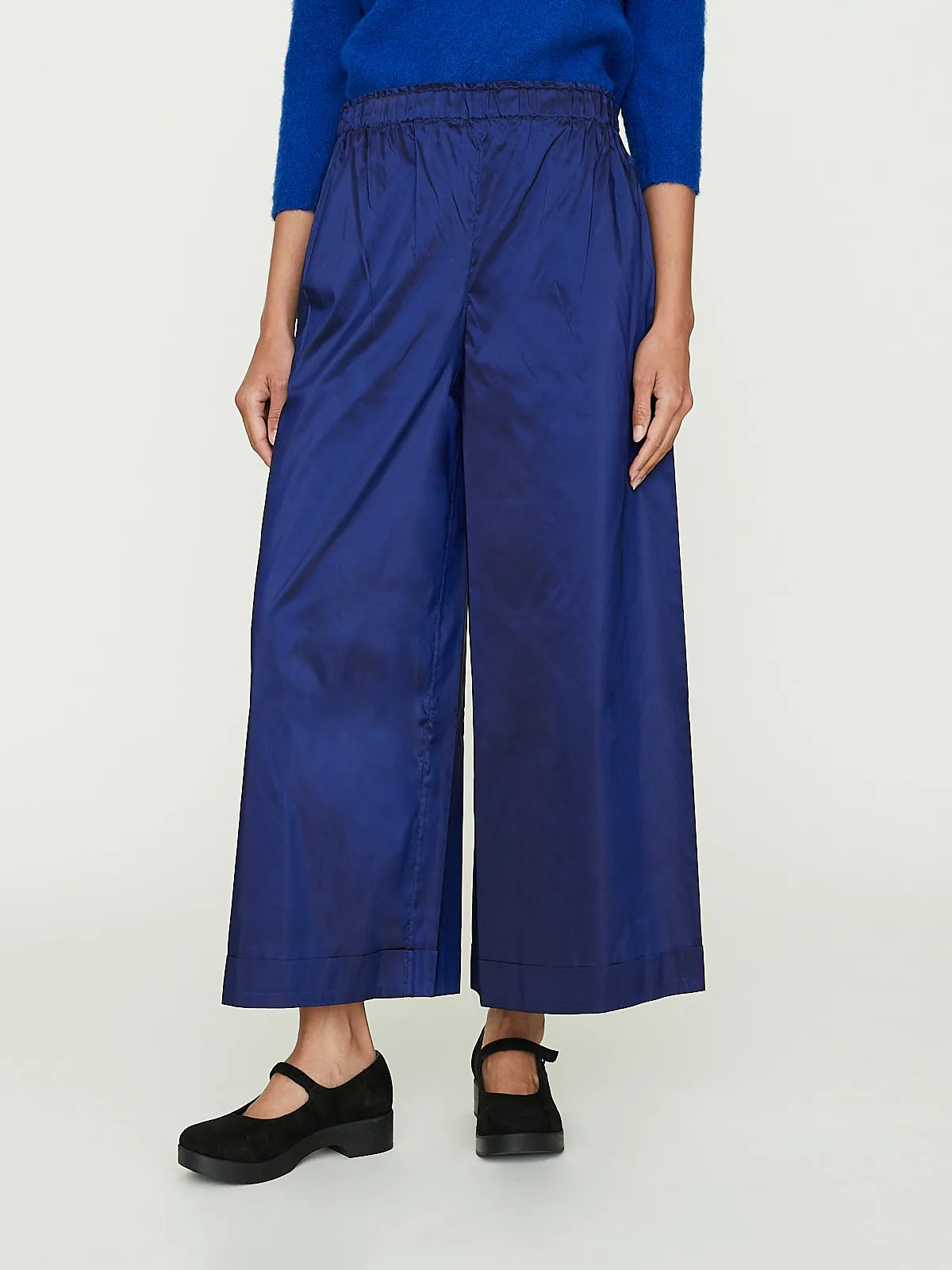 Pantalone Trousers Pigiama Tasche in China Blue