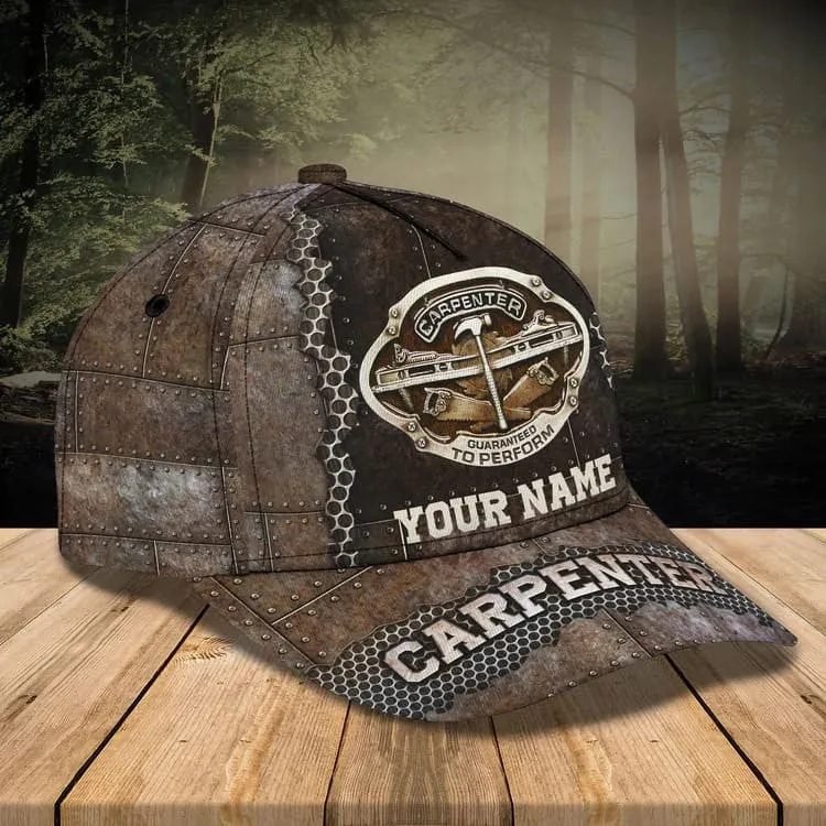 Personalized Carpentry 3D Classic Cap for Carpenter, Carpentry Hat for Dad Gift