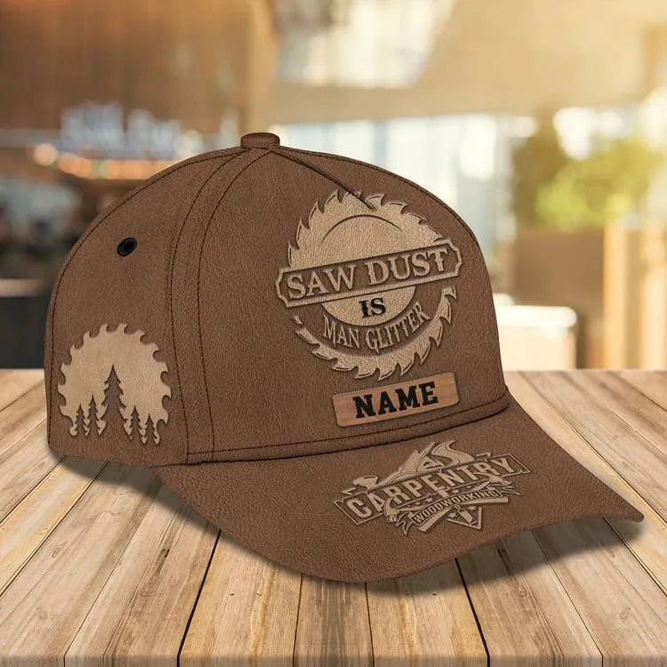 Personalized Carpentry 3D Classic Cap for Carpenter, Carpentry Hat for Dad Gift