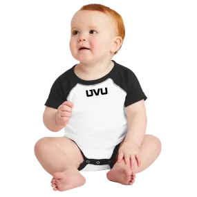 Rabbit Skins Infant Raglan Fine Jersey Bodysuit - UVU Mono