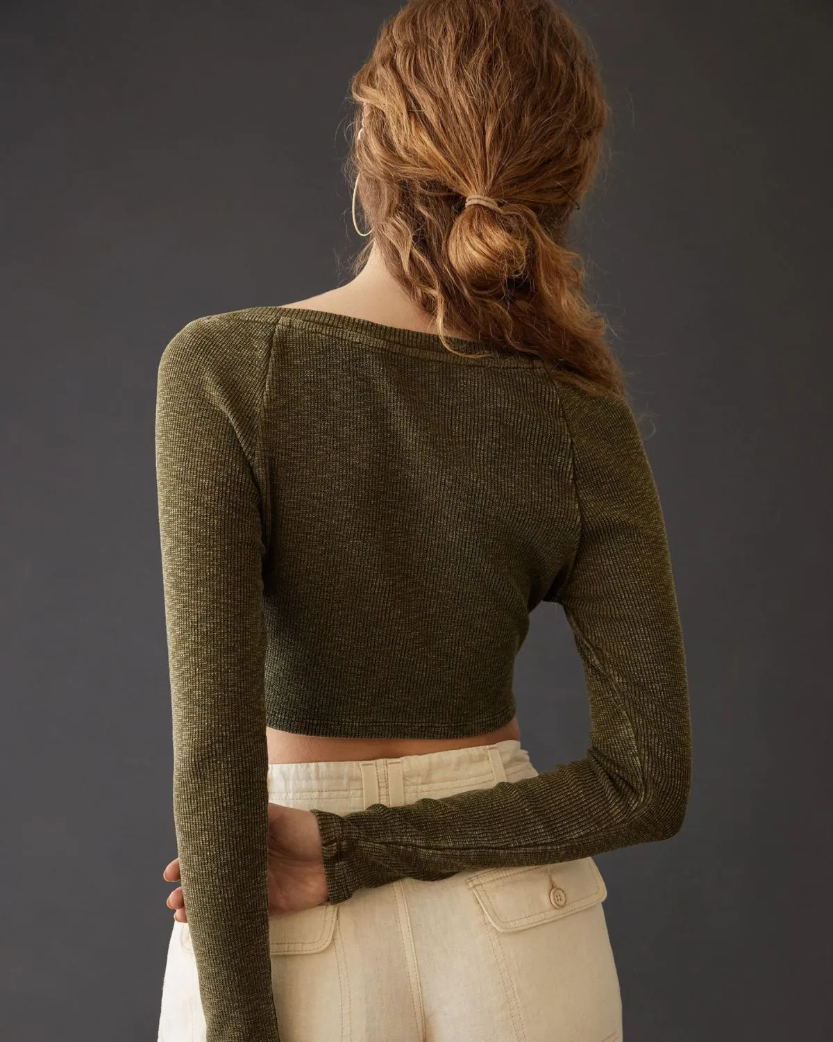 RIBBED CROP TOP