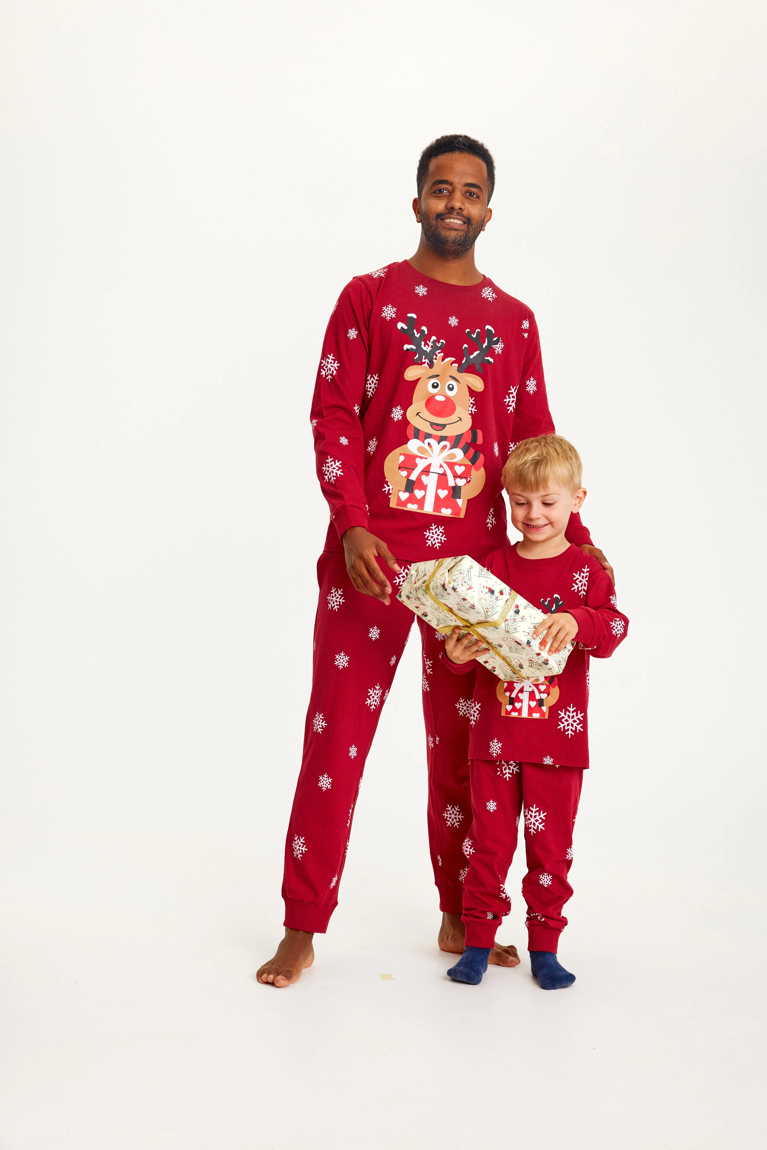 Rudolfs Cute Pyjamas Rød - Børn.