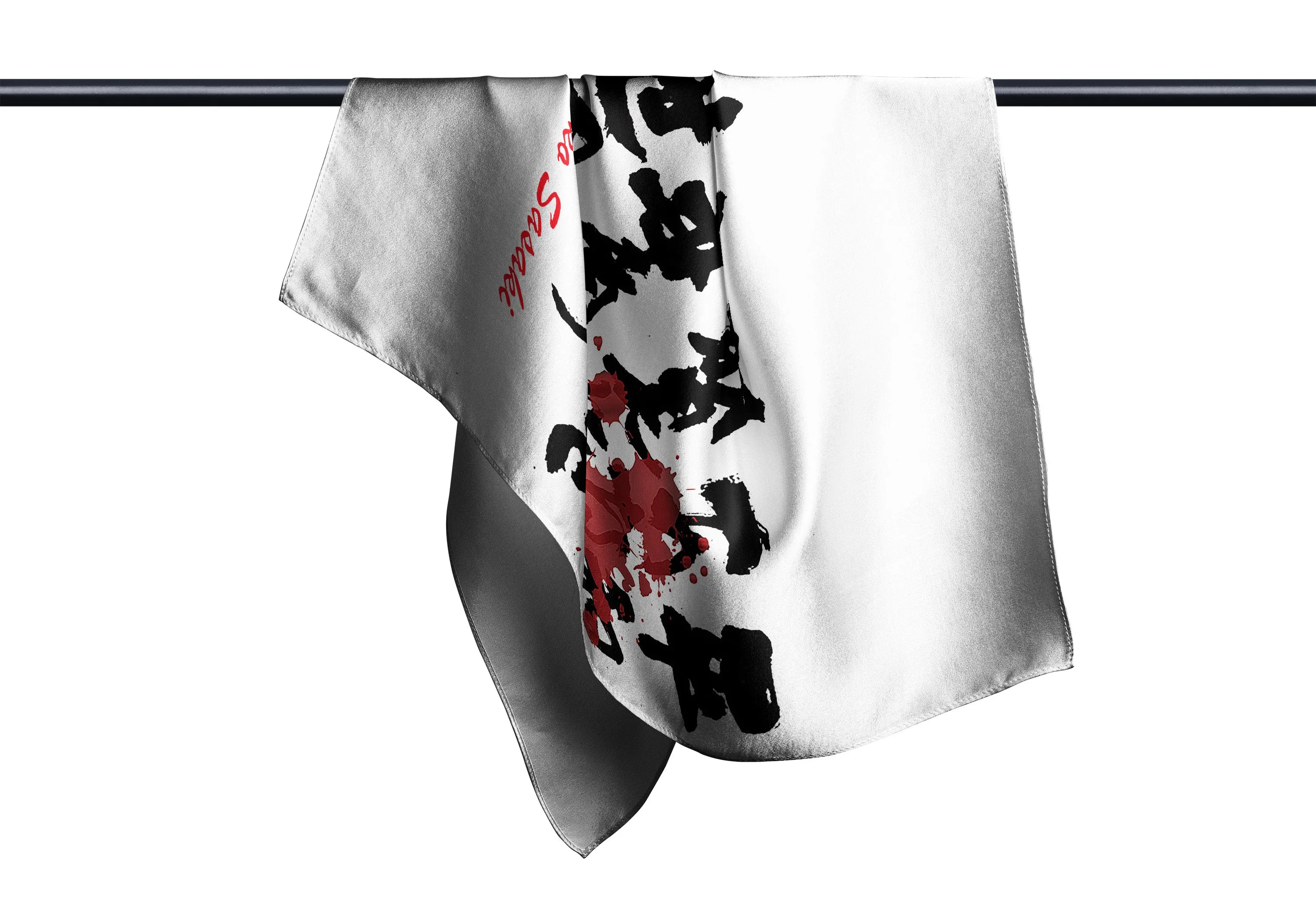 Sadako Sasaki Paper Crane Silk Square Scarf