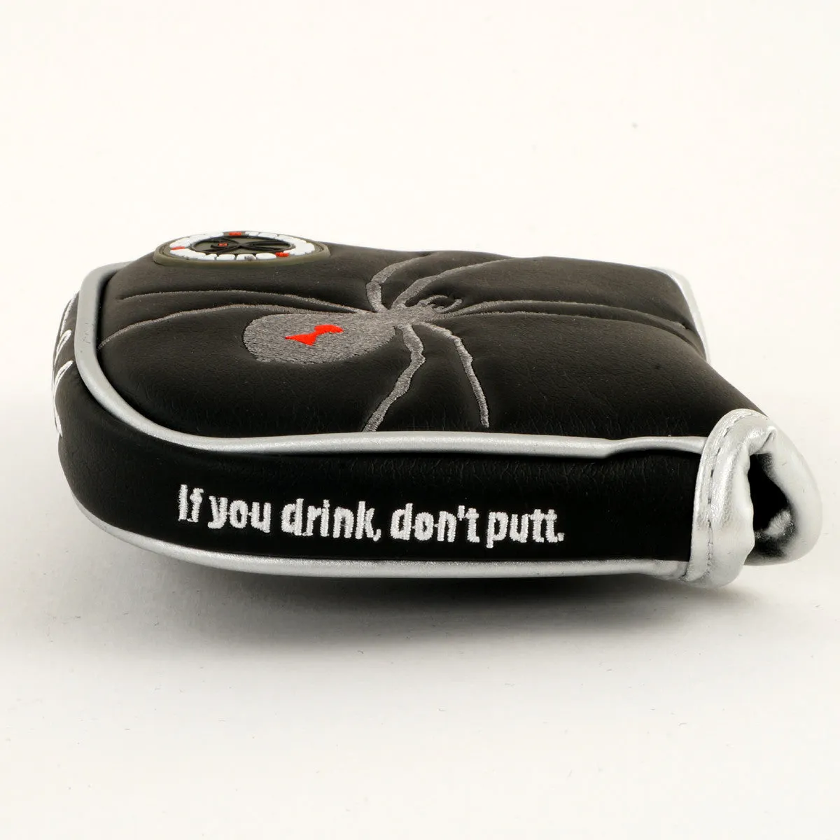 Spider High-MOI Mallet Putter Headcover, Heel Shaft, Black