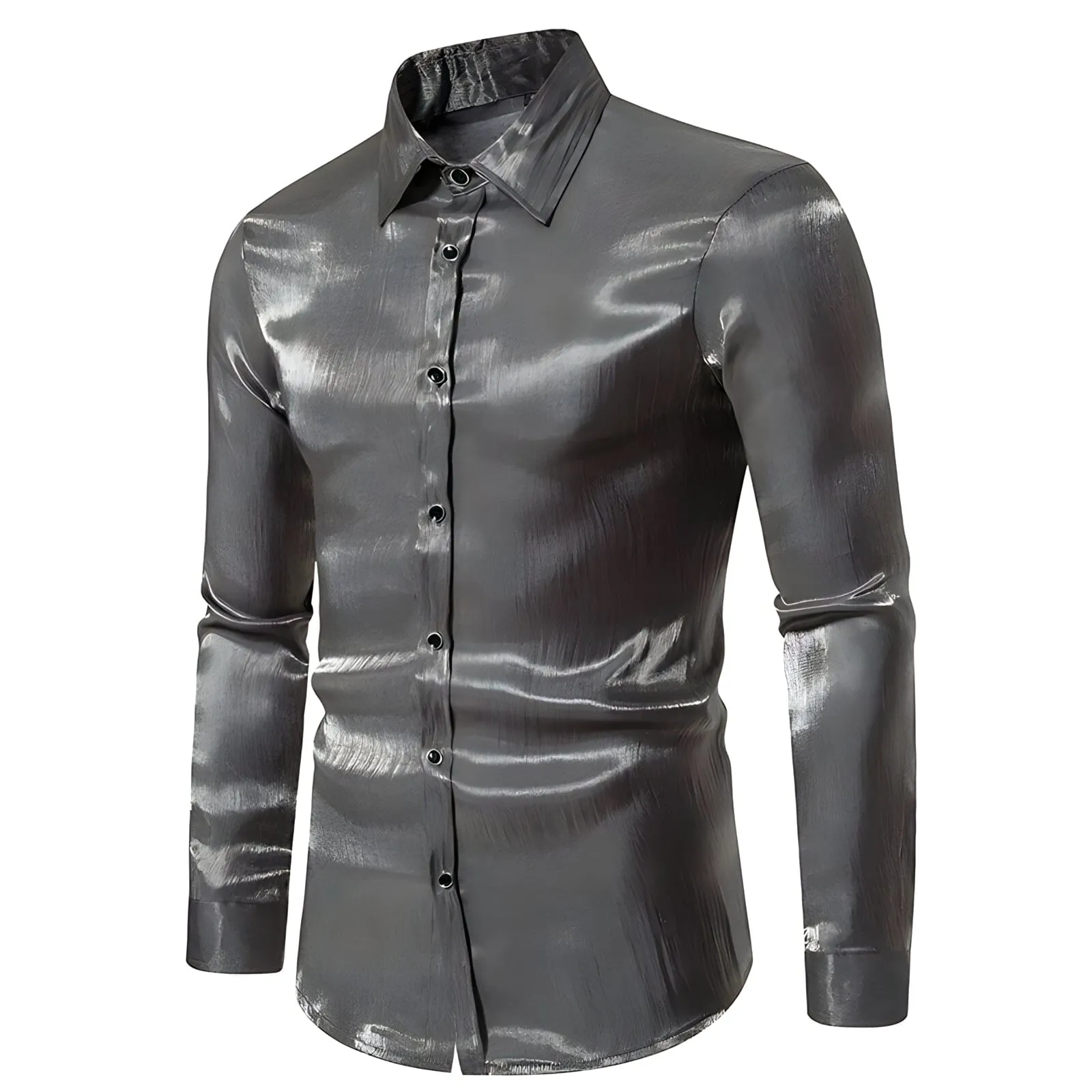 The Lucian Long Sleeve Silk Shirt - Multiple Colors