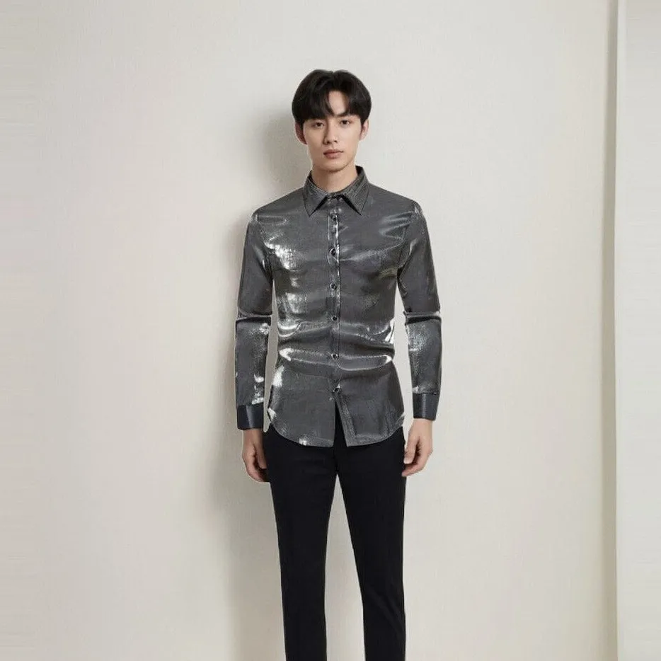 The Lucian Long Sleeve Silk Shirt - Multiple Colors