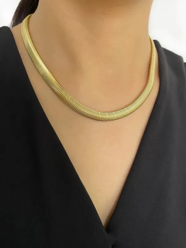 Thick Snake Chain Necklace