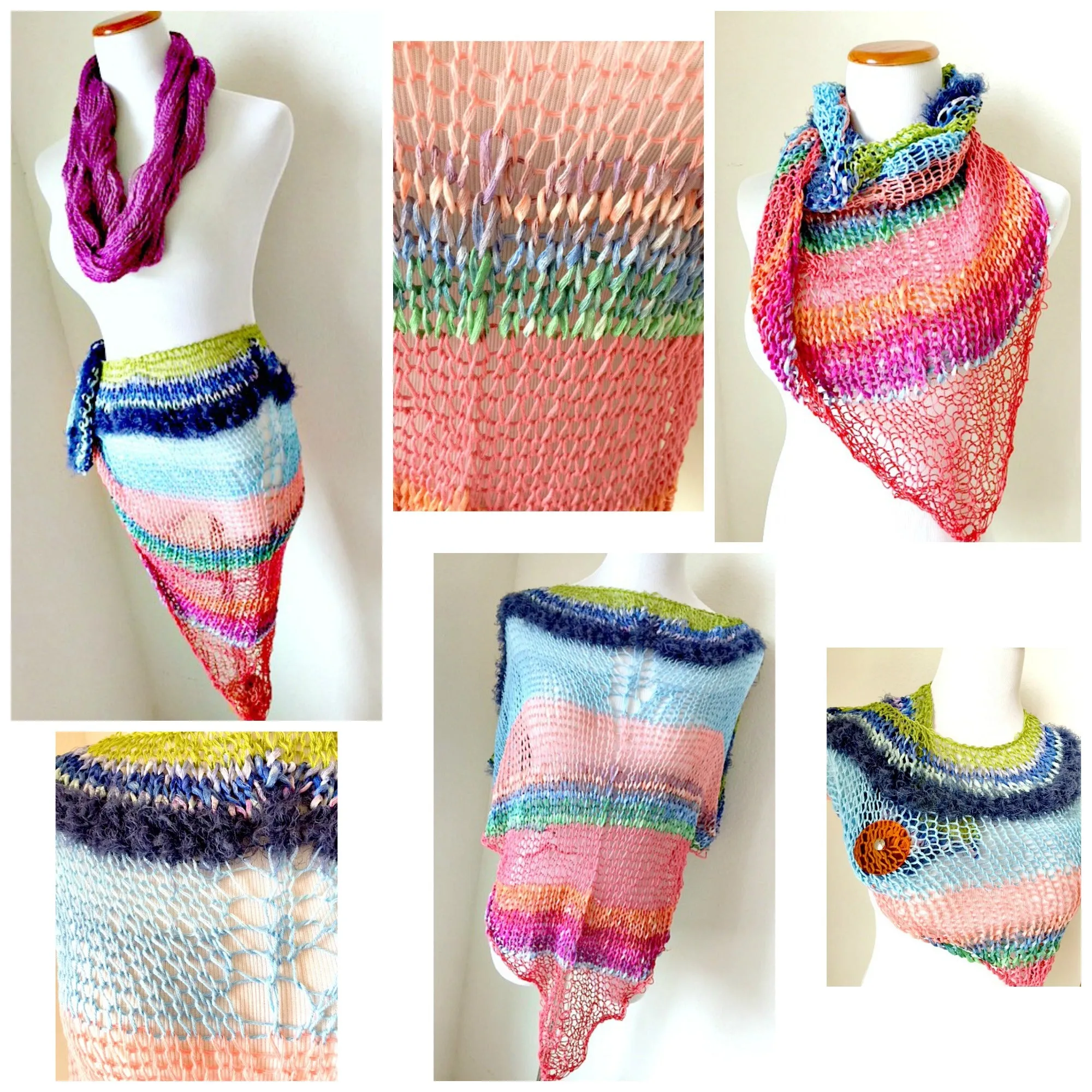 Throw me a rainbow shawl