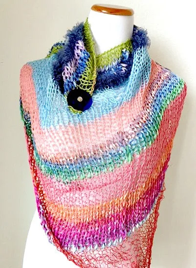 Throw me a rainbow shawl
