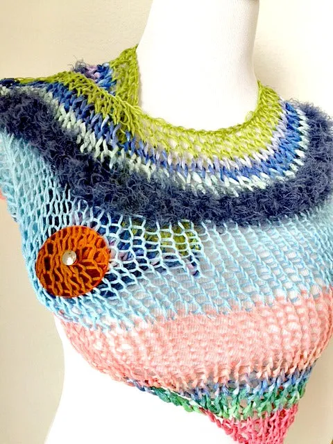 Throw me a rainbow shawl