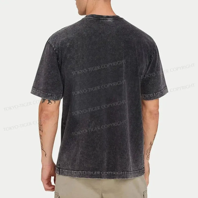 Tokyo-Tiger Baseball in Japan Washed T-Shirt