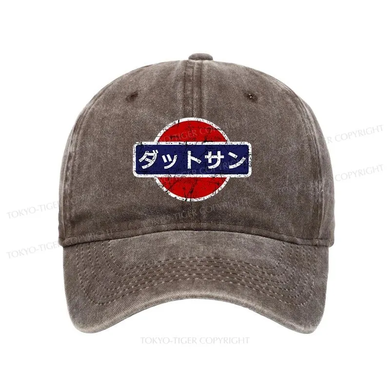 Tokyo-Tiger Datsun Vintage Japanese Car Washed Cap