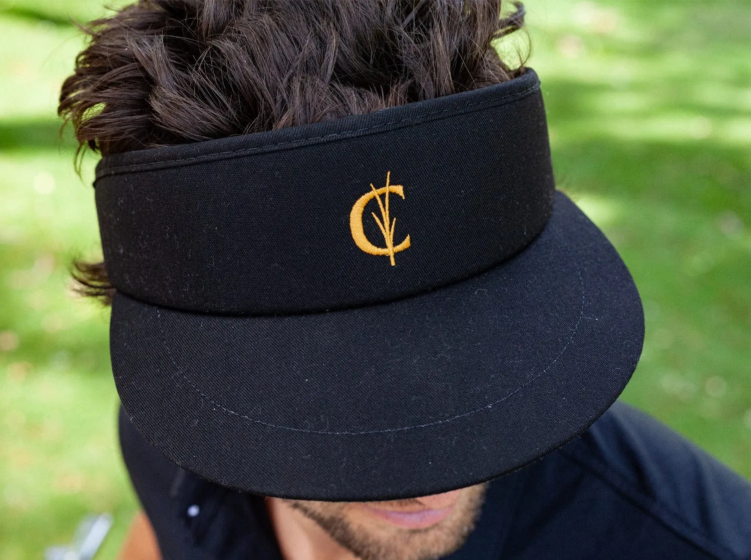Tour Visor - Gold Grassy C - Black/Gold